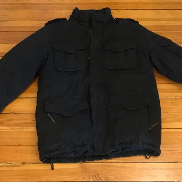 Black military coat - Picture 2 of 6